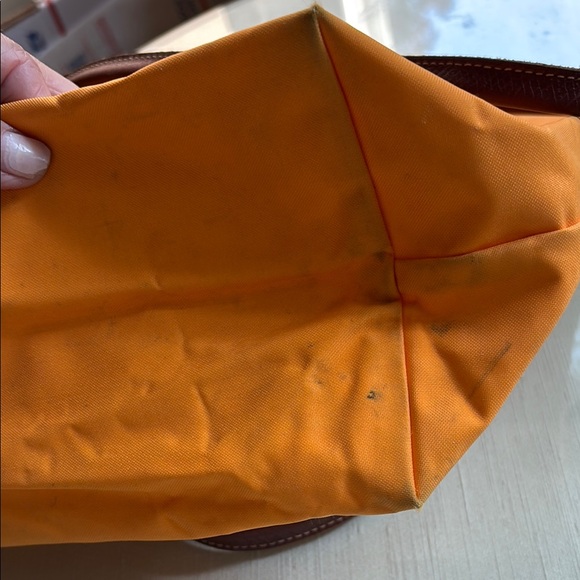 Longchamp Orange and Brown Women's Tote Bag - Picture 6 of 7